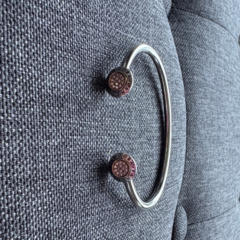 Pandora Silver Bracelet with Gold Accents
